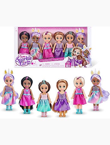 Lot De 5 Poupées Sparkle Girlz - Zuru