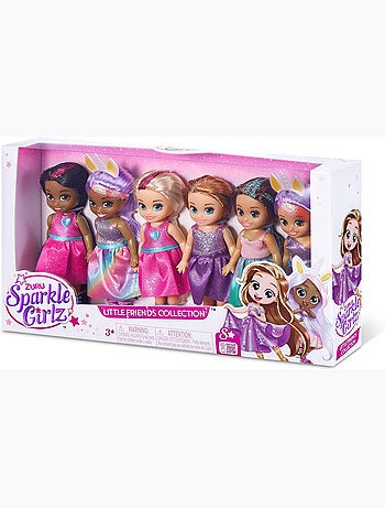 Lot De 5 Poupées Sparkle Girlz - Zuru