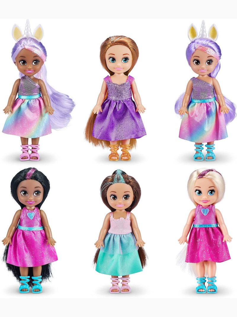 Lot De 5 Poupées Sparkle Girlz - Zuru Multicolore - Kiabi