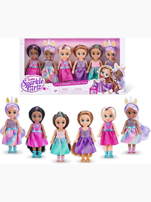 Lot De 5 Poupées Sparkle Girlz - Zuru - Kiabi