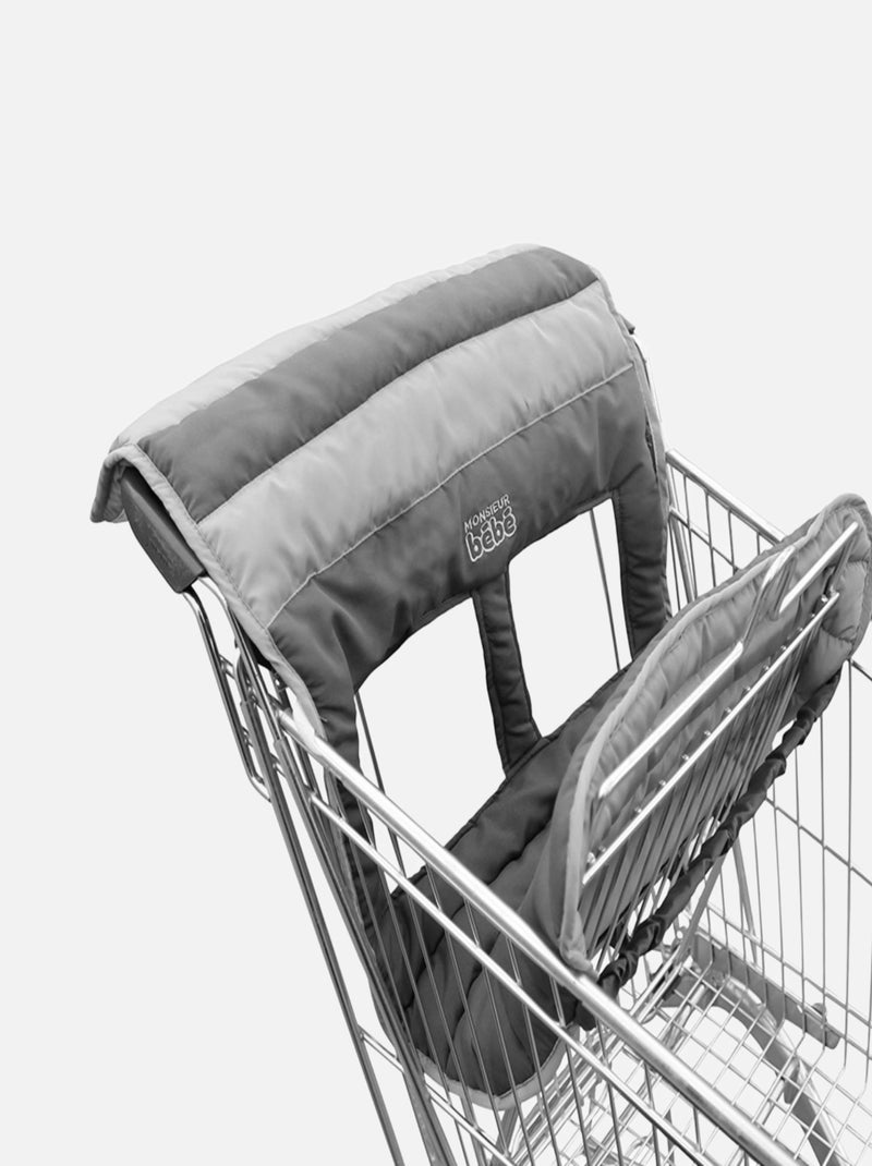 Lot de 5 protèges chariots pour enfant - Monsieur Bébé Gris - Kiabi