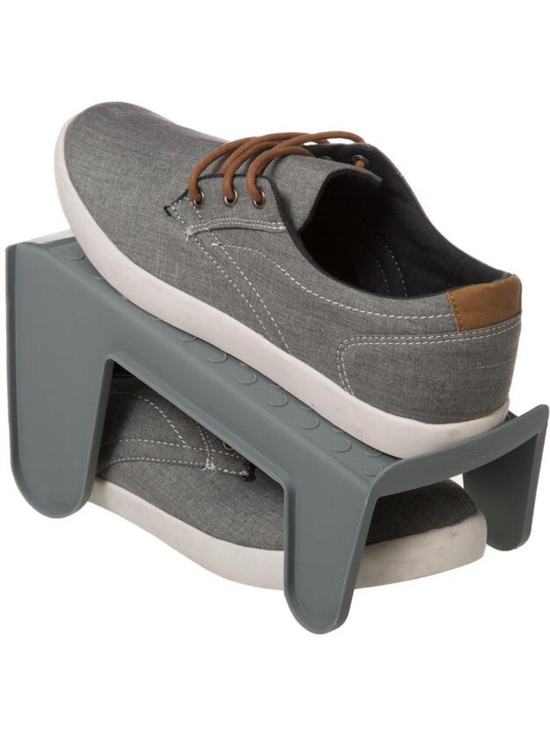 Lot de 5 rangements à chaussures SPACY Gris - Kiabi