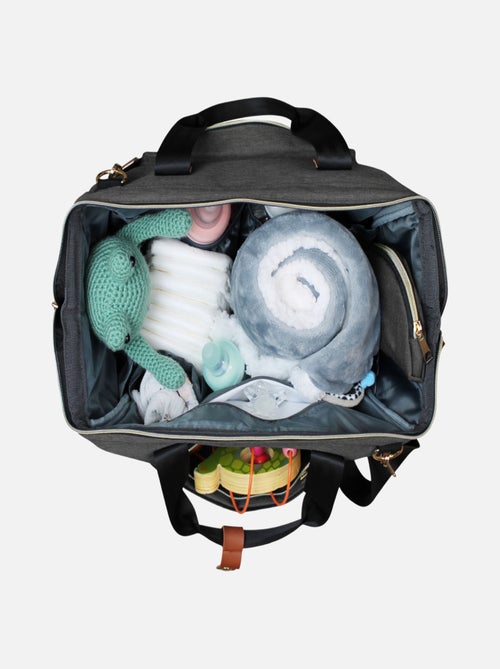 Lot de 5 sacs à langer multifonction pour bébé 12 poches avec trousse isotherme - Monsieur Bébé - Kiabi