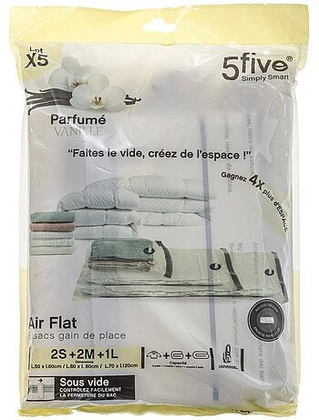Lot de 5 sacs compresseurs d'air parfumés