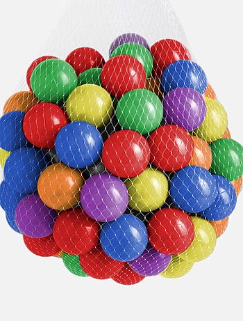 Lot de 5 sacs de 100 balles de jeu ou de piscine - Monsieur Bébé