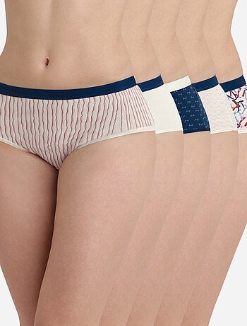 Lot de 5 Shorties Les Pockets Coton