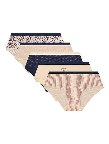 Lot de 5 Shorties Les Pockets Coton