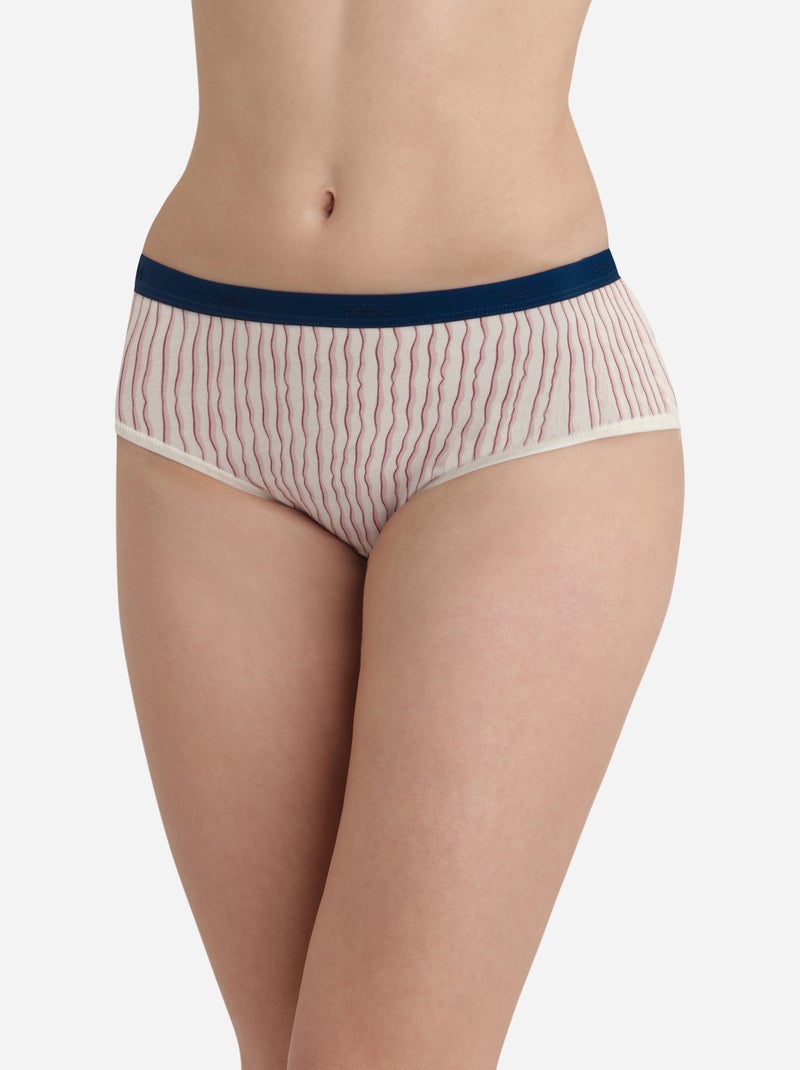 Lot de 5 Shorties Les Pockets Coton Beige chiné - Kiabi