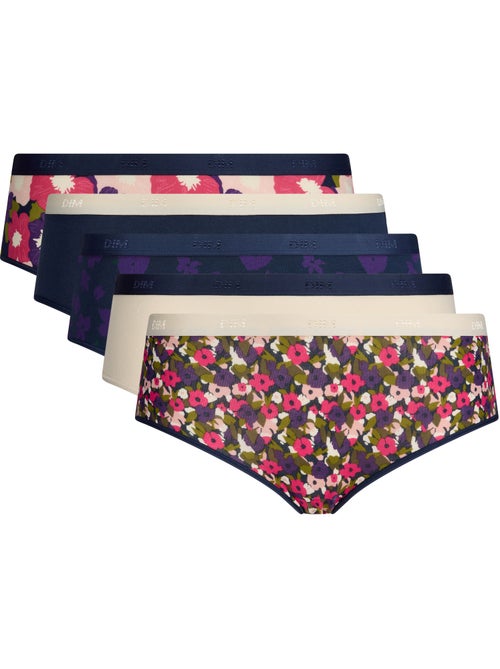 Lot de 5 Shorties Les Pockets Coton - Kiabi