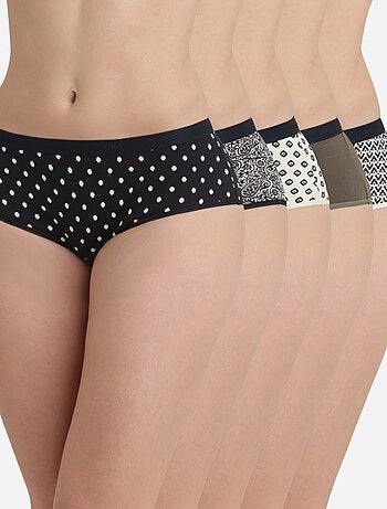 Lot de 5 Shorties Les Pockets Coton