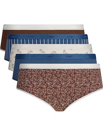 Lot de 5 Shorties Les Pockets Coton