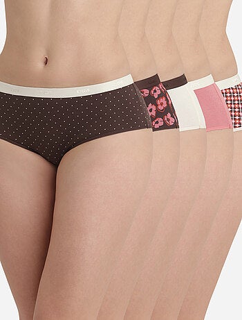 Lot de 5 Shorties Les Pockets Coton