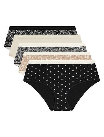 Lot de 5 Shorties Les Pockets Coton