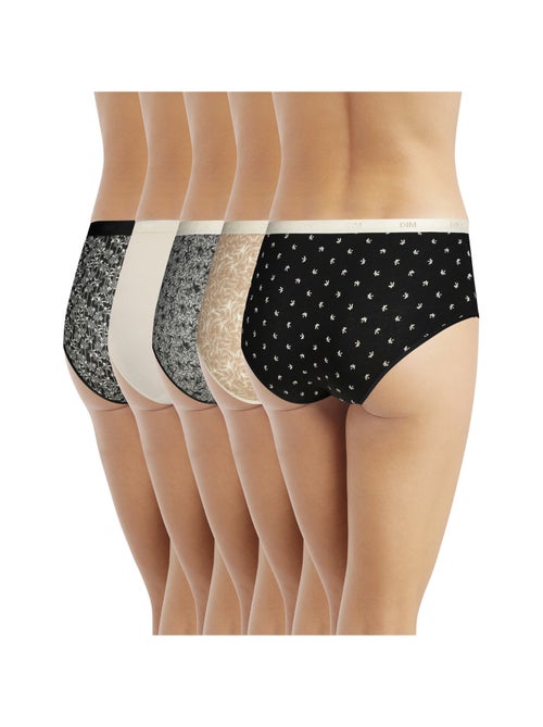 Lot de 5 Shorties Les Pockets Coton - Kiabi