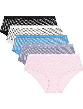 Lot de 5 Shorties Les Pockets Coton