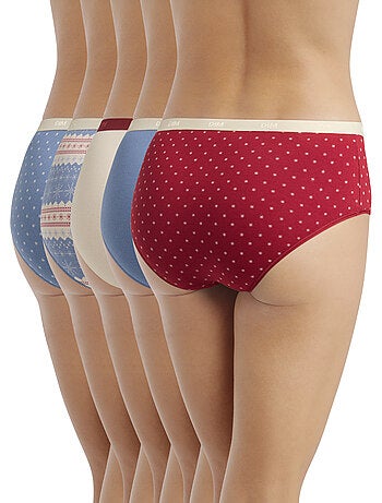 Lot de 5 Shorties Les Pockets Coton