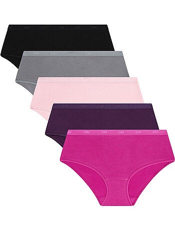 Lot de 5 Shorties Les Pockets Coton