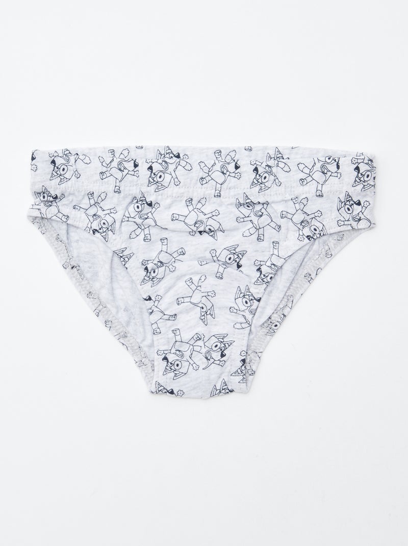 Lot de 5 slips 'Bluey' Bleu - Kiabi