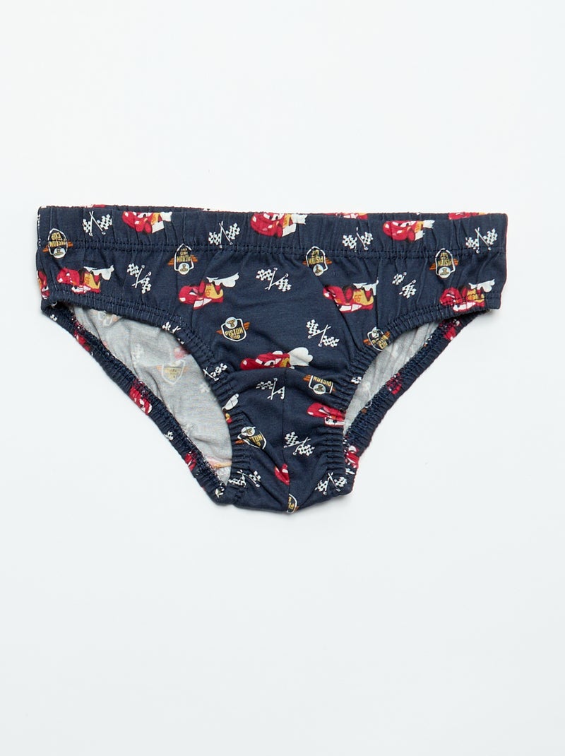 Lot de 5 slips 'Cars' Bleu - Kiabi