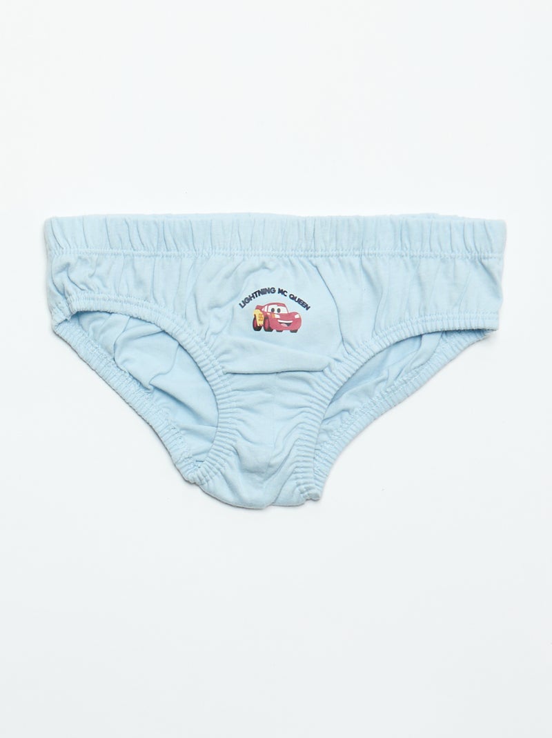 Lot de 5 slips 'Cars' Bleu - Kiabi