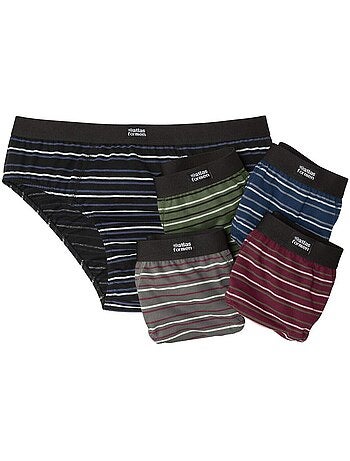 Lot De 5 Slips Coton - ATLAS FOR MEN