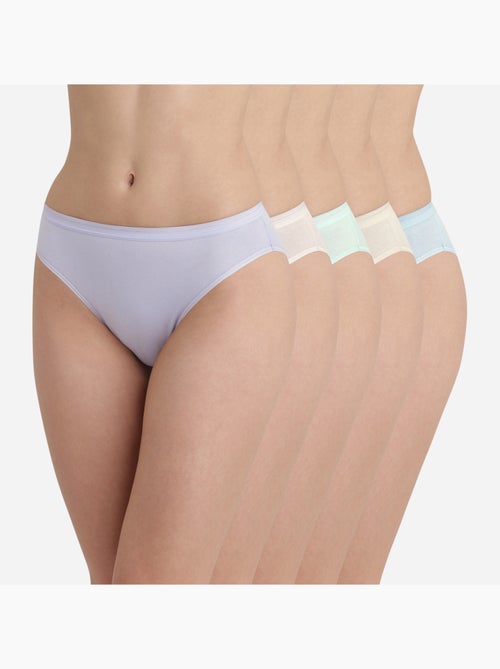 Lot de 5 Slips Coton Dim x Inès de La Fressange - Kiabi