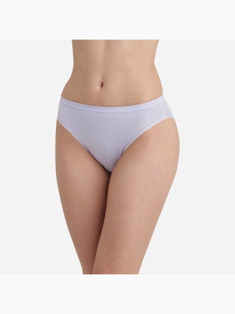 Lot de 5 Slips Coton Dim x Inès de La Fressange Mauve lilas - Kiabi