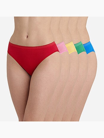 Lot de 5 Slips Coton Dim x Inès de La Fressange