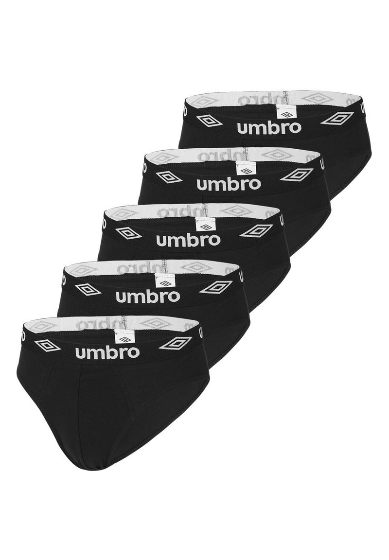 Lot de 5 slips coton homme Umbro Noir - Kiabi