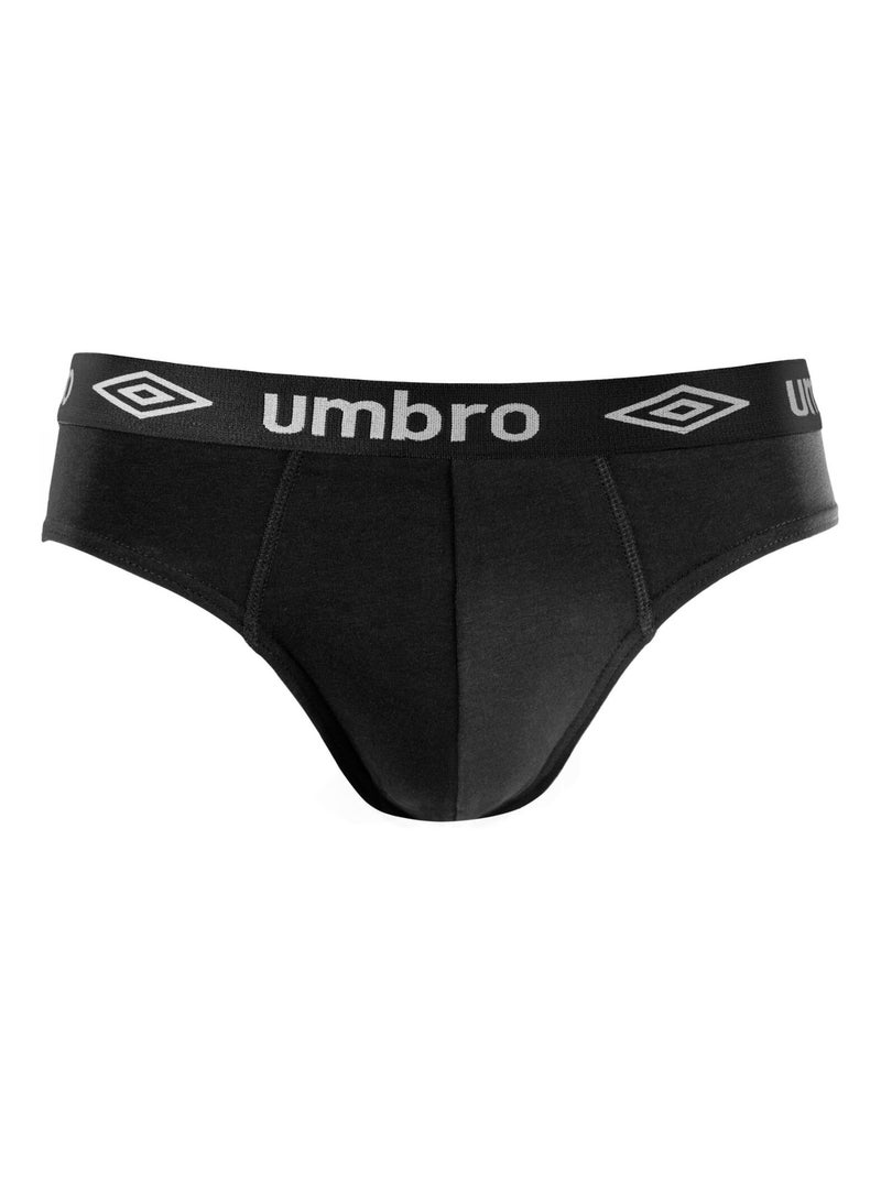 Lot de 5 slips coton homme Umbro Noir - Kiabi