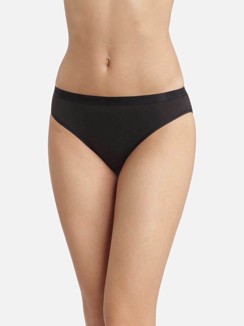 Lot de 5 Slips Coton Les Pockets Coton Blanc - Kiabi