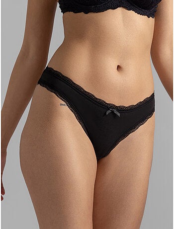 Lot de 5 slips cotons brésiliens essentiels Dorina