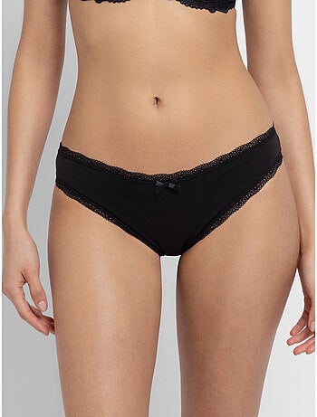 Lot de 5 slips cotons brésiliens essentiels Dorina