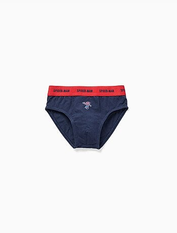Lot de 5 slips en coton avec imprimés spider-man
