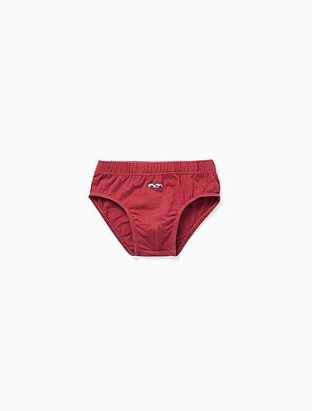 Lot de 5 slips en coton avec imprimés voitures