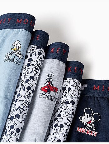 Lot de 5 slips en coton Mickey & Friends