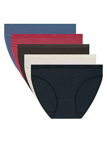 Lot de 5 Slips Coton Les Pockets Coton