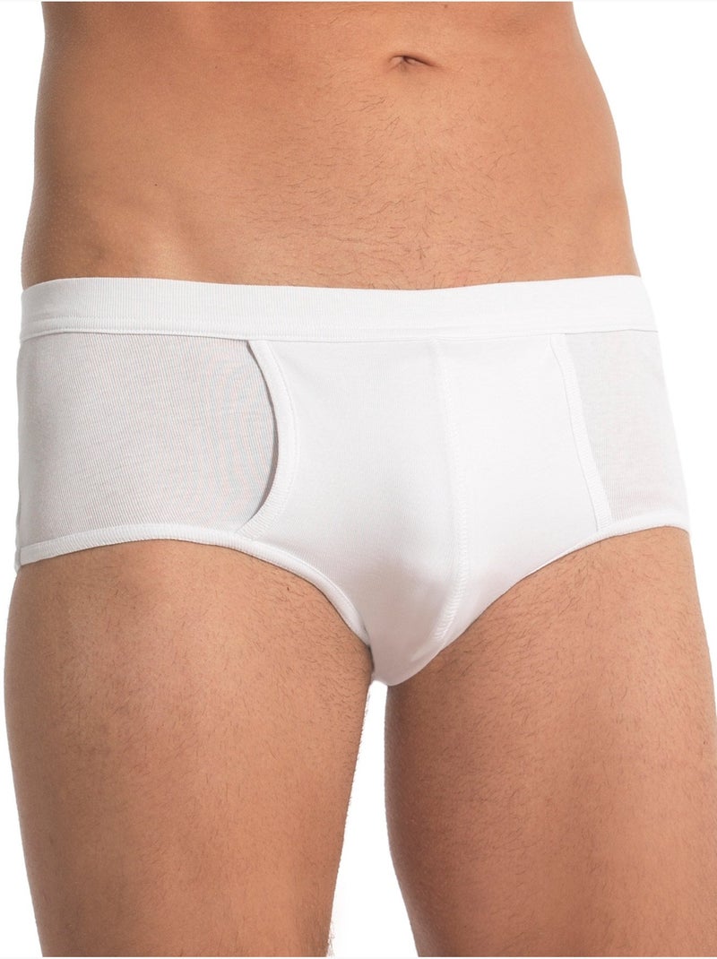 Lot de 5 slips ouverts forme maxi - DAXON Blanc Blanc - Kiabi