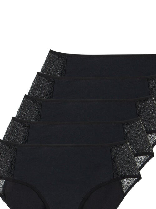 Lot de 5 slips pour fuites urinaires Athena - Kiabi