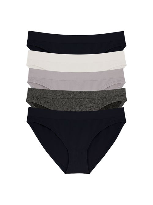 Lot de 5 slips rosanne Dorina - Kiabi Lot de 5 slips rosanne Dorina - Kiabi