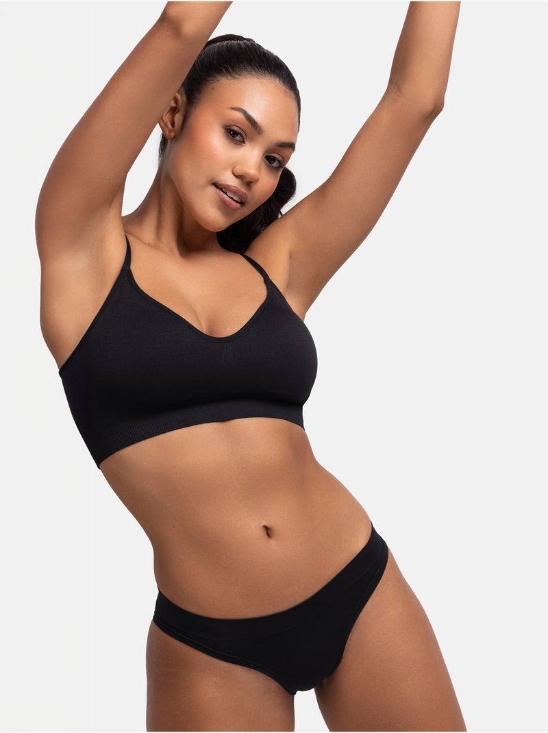 Lot de 5 slips rosanne Dorina Ivoire - Kiabi