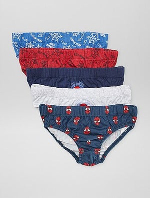 Slip Homme Coton élasthanne - Lot De 5, Confortables, Respirants Et Sans Coutures Visibles