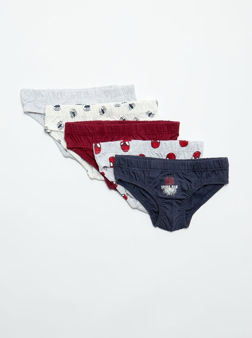 Lot de 5 slips 'Spiderman' - Kiabi