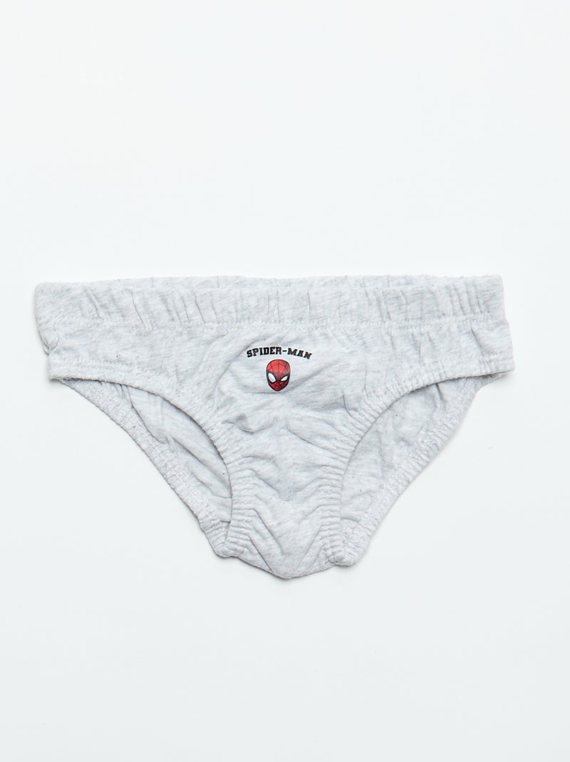 Lot de 5 slips 'Spiderman' Bleu - Kiabi