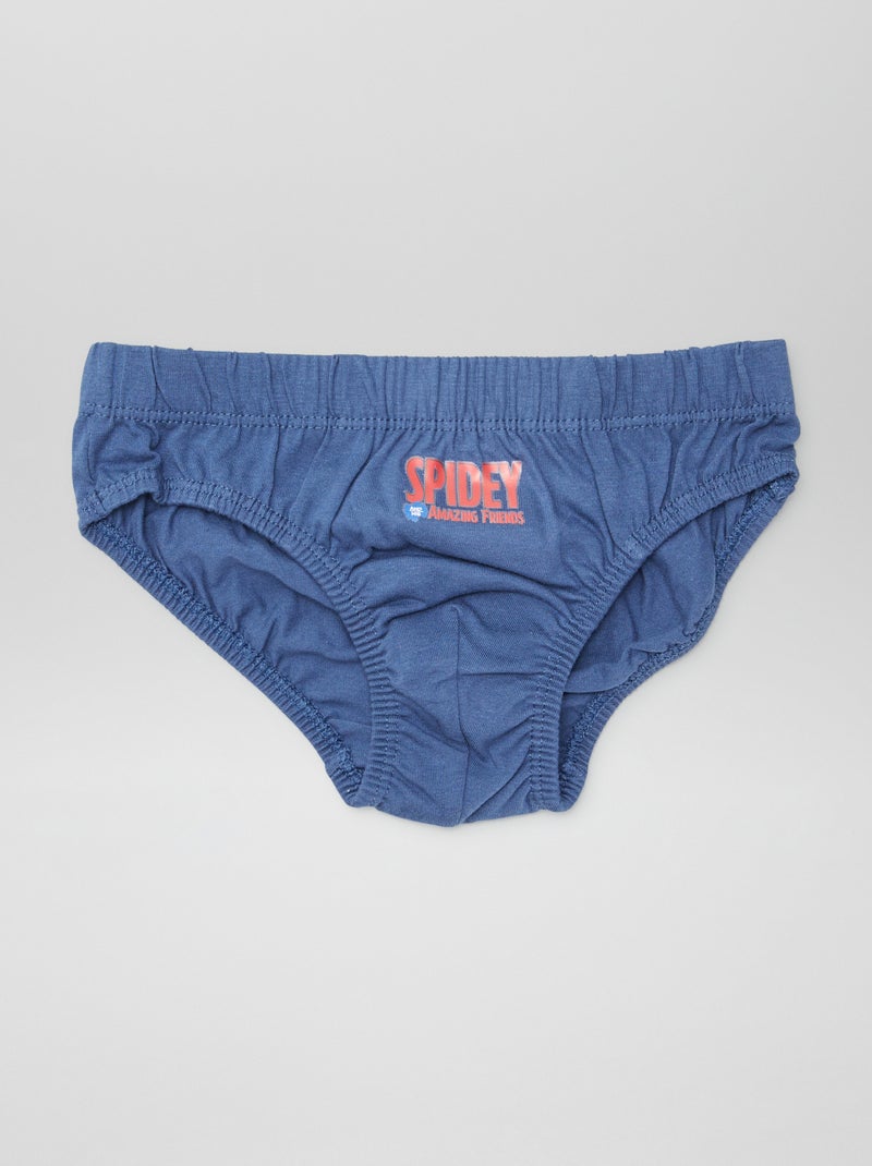 Lot de 5 slips 'Spidey' BLEU - Kiabi
