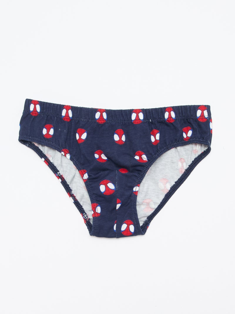 Lot de 5 slips 'Spidey' Bleu - Kiabi