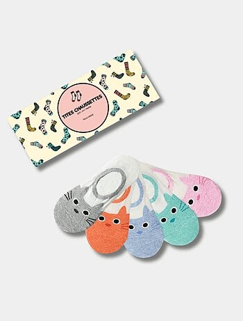 Lot de 5 Socquettes Chaton