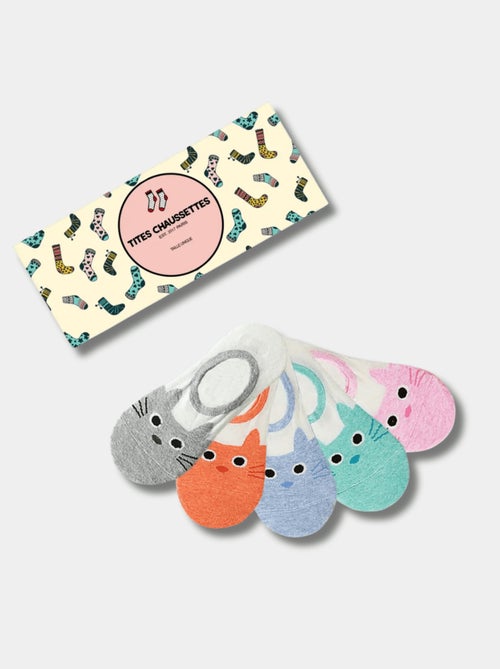 Lot de 5 Socquettes Chaton - Kiabi