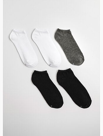 Lot de 5 Socquettes, coloris assortis - AFIBEL