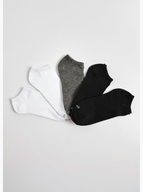 Lot de 5 Socquettes, coloris assortis - AFIBEL - Kiabi